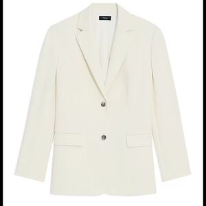 Theory White Blazer